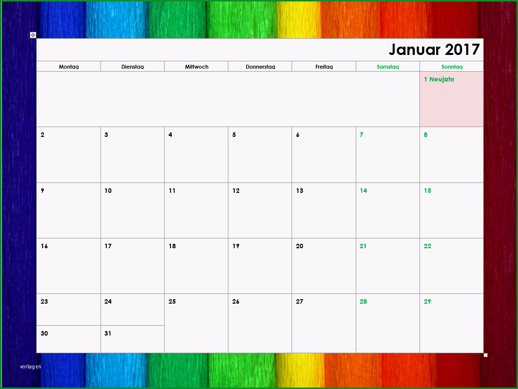 Sensationell Monatskalender 2016 Vorlage Für Deinen Erfolg 1