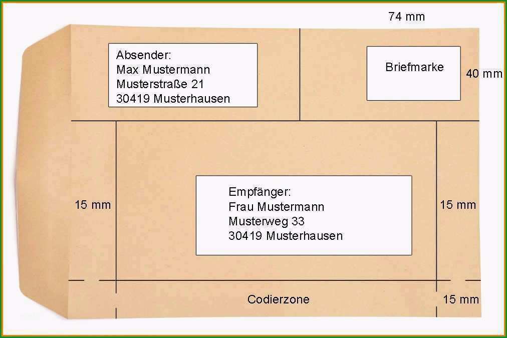 Unvergesslich Paket Beschriften Vorlage Einzigartig 5 Umschlag