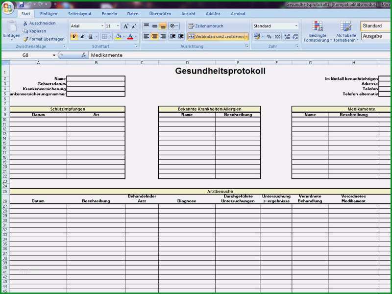 protokoll vorlage excel cool protokoll