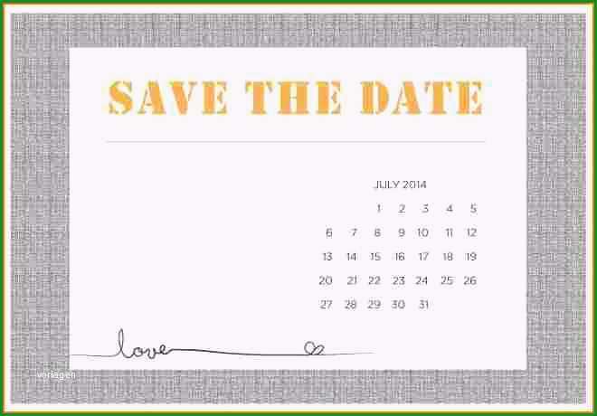 save the date template word