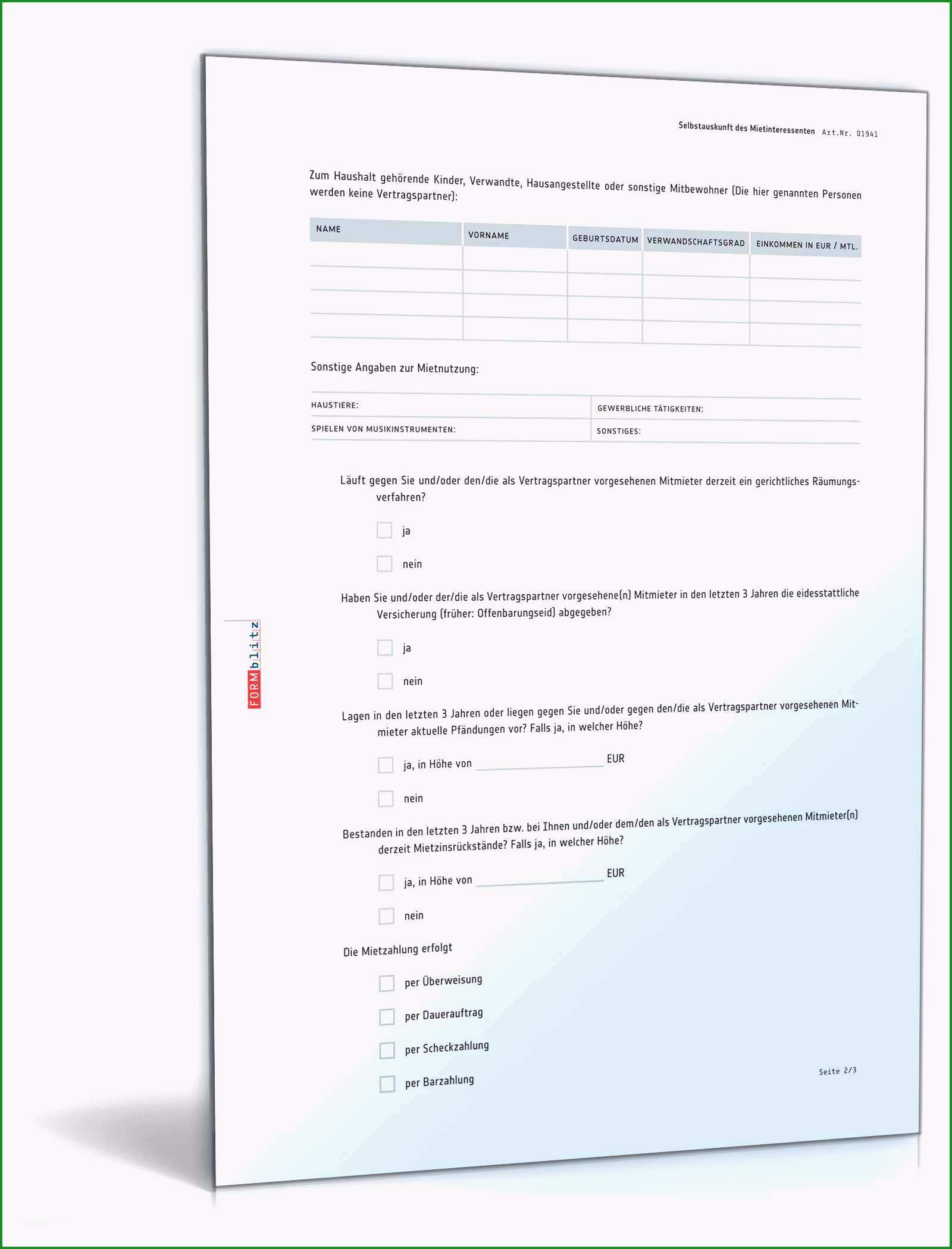 selbstauskunft mieter vorlage einzigartige selbstauskunft mieter anwaltsgepruftes muster zum