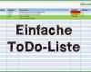 Unvergesslich to Do Liste Excel Vorlage Kostenlos Einfache todo Liste