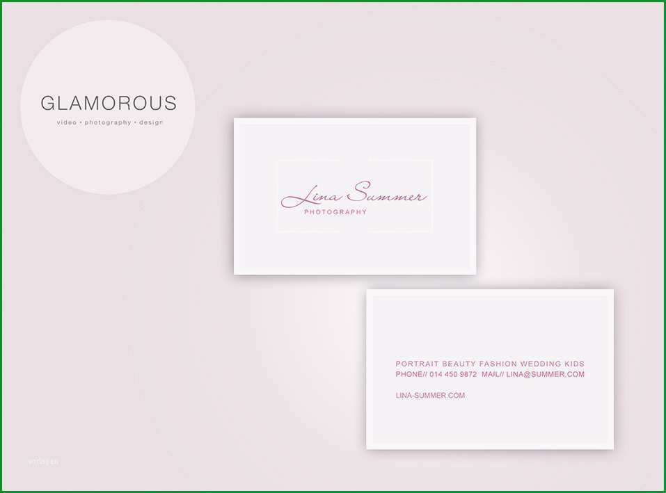 visitenkarte vorlage business card lina